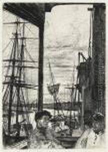 Rotherhithe. by James Abbott McNeill Whistler