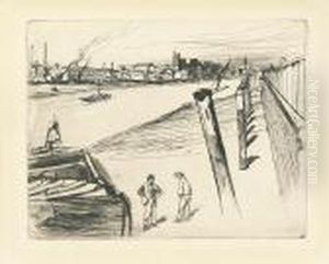 Millbank. by James Abbott McNeill Whistler