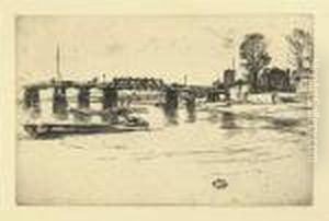 Fulham. by James Abbott McNeill Whistler
