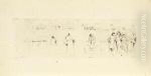 Little Dordrecht. by James Abbott McNeill Whistler