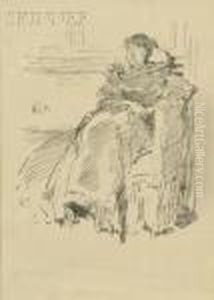 La Robe Rouge by James Abbott McNeill Whistler