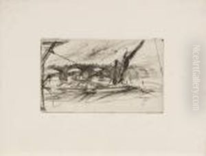 Vauxhall Bridge by James Abbott McNeill Whistler