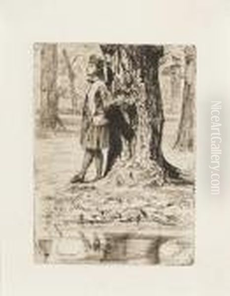 Seymour Standing Under A Tree - view 1