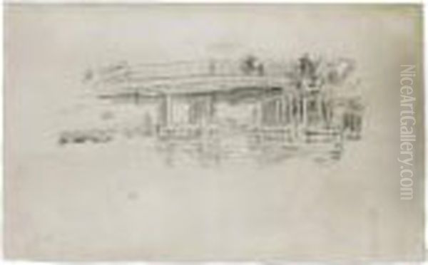 Old Battersea Bridge - view 1