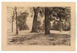 Greenwich Park by James Abbott McNeill Whistler