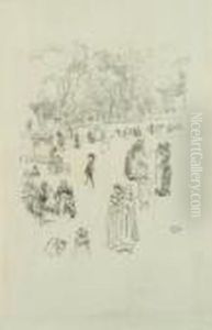 Nursemaids by James Abbott McNeill Whistler