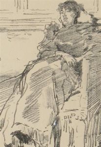 La Robe Rouge by James Abbott McNeill Whistler