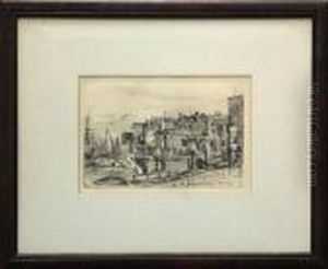 Harbor Scene by James Abbott McNeill Whistler
