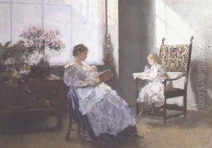 Mrs Masarai and her Daughter, 1896
