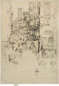 The Rialto (kennedy 211) by James Abbott McNeill Whistler
