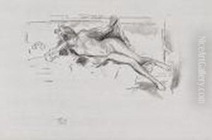Nude Model, Reclining by James Abbott McNeill Whistler
