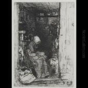 La Vieille Aux Loques (from Twelve Etchings From Nature) [kennedy21] by James Abbott McNeill Whistler