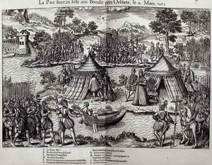 The Peace Made on LIsle aux Boeufs, near Orleans on 13th March 1563 by Jacques Tortorel