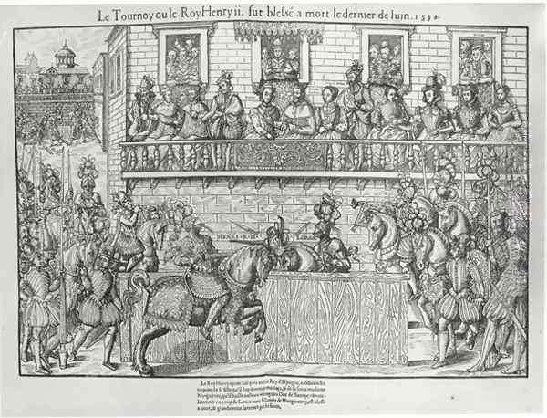 Tournament where Henri II Received a Fatal Wound, 30th June 1559 - view 1