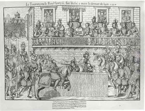 Tournament where Henri II Received a Fatal Wound, 30th June 1559 by Jacques Tortorel
