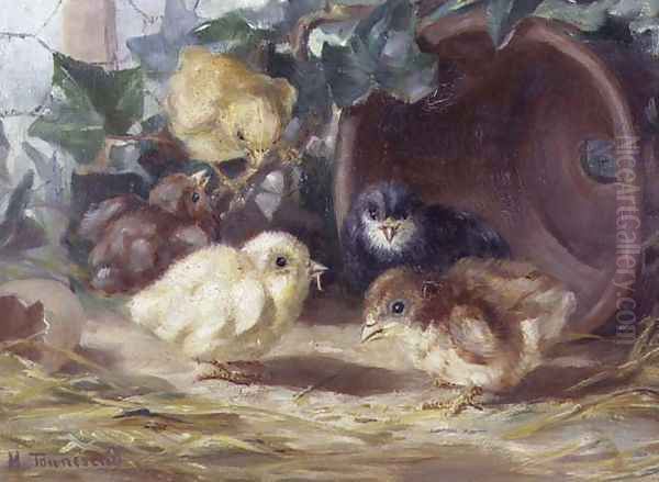 Five Chickens - view 1