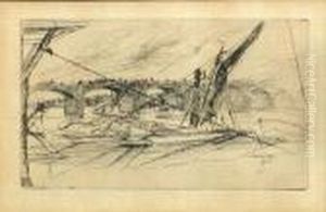 Vauxhall Bridge by James Abbott McNeill Whistler