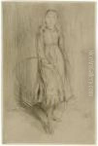 I Am Flo (florence Leyland) by James Abbott McNeill Whistler