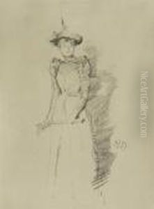 Gants De Suede; The Smith'syard by James Abbott McNeill Whistler
