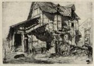 The Unsafe Tenement (k. 17) by James Abbott McNeill Whistler