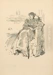 Gants De Suede; La Robe Rouge by James Abbott McNeill Whistler