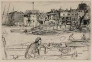 Black Lion Wharf, From
Sixteen Etchings Black Lion Wharf, From
Sixteen Etchings