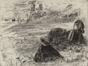 Nursemaid And Child (k. 37) by James Abbott McNeill Whistler
