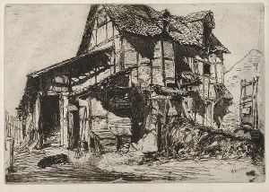 The Unsafe Tenement (kennedy 17) by James Abbott McNeill Whistler