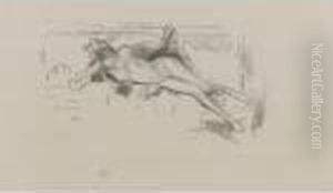 Nude Model, Reclining (s./s./t. 63; W. 47) by James Abbott McNeill Whistler