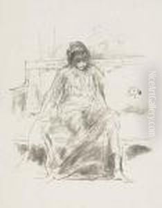 The Draped Figure, Seated by James Abbott McNeill Whistler