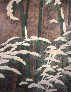 Bamboos under snow 3