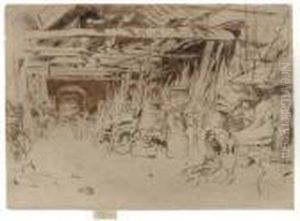 Wheelwright, From Twenty-six Etchings