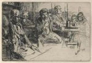 Longshoremen (k. 45), 1859 by James Abbott McNeill Whistler