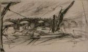 Vauxhall Bridge by James Abbott McNeill Whistler