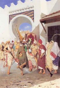 The Morrocan Wedding Dance by Eugene Tommasi