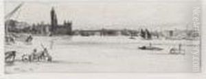 Old Westminster Bridge (kennedy 39) by James Abbott McNeill Whistler