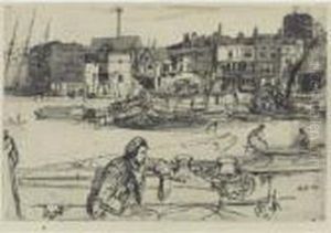 Black Lion Wharf (k. 42) by James Abbott McNeill Whistler