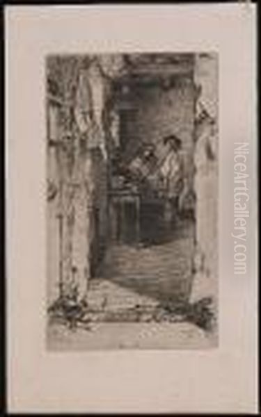 The Rag Gatherers'; Billingsgate; Vauxhall Bridge; Hurlingham - view 1