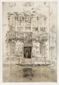 The Balcony (k. 207) by James Abbott McNeill Whistler