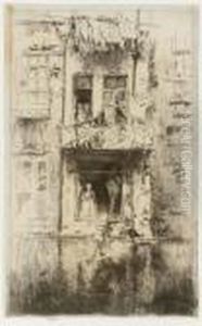 Balcony, Amsterdam (k. 405) by James Abbott McNeill Whistler