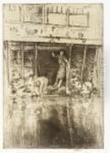 Pierrot (k. 407) by James Abbott McNeill Whistler