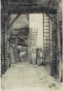 The Lime-burner (kennedy 46 I/ii) by James Abbott McNeill Whistler