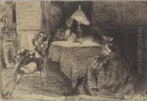 The Music Room by James Abbott McNeill Whistler