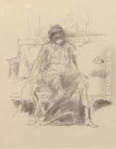 The Draped Figure, Seated (s., S. & T. 72) by James Abbott McNeill Whistler