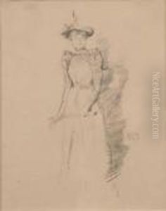 Woman With Gloves And Parasol Woman With Gloves And Parasol