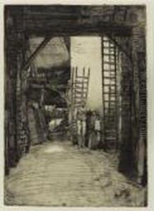 The Lime-burner (kennedy 46) by James Abbott McNeill Whistler