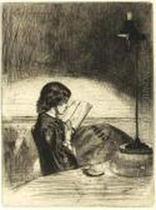 Reading By Lamplight (k. 32) Reading By Lamplight (k. 32)