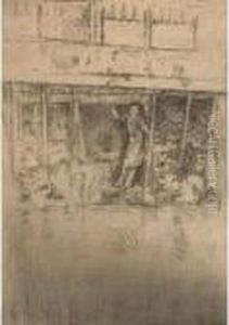 Pierrot (k. 407) by James Abbott McNeill Whistler