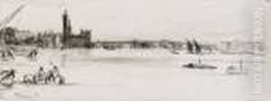 Old Westminster Bridge (kennedy 39) by James Abbott McNeill Whistler