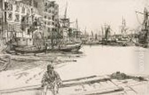 Eagle Wharf (kennedy 41) by James Abbott McNeill Whistler